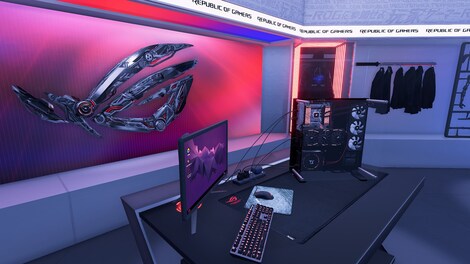 PC Building Simulator - Republic of Gamers Workshop (PC) - Steam Key - EUROPE - 0