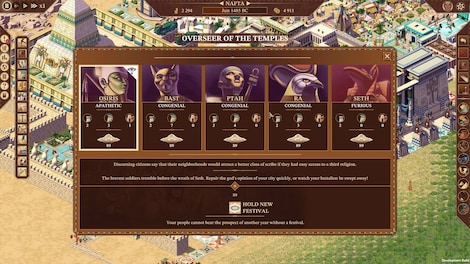 Pharaoh: A New Era (PC) - Steam Account - GLOBAL - 5