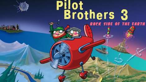 Pilot Brothers 3: Back Side of the Earth (PC) - Steam Key - GLOBAL - 0