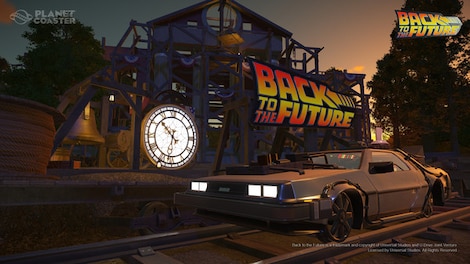 Planet Coaster - Back to the Future™ Time Machine Construction Kit Steam Gift GLOBAL - 5