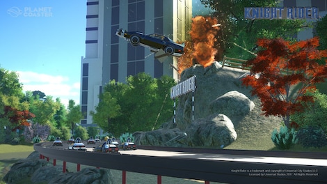Planet Coaster - Knight Rider K.I.T.T. Construction Kit (PC) - Steam Gift - GLOBAL - 6
