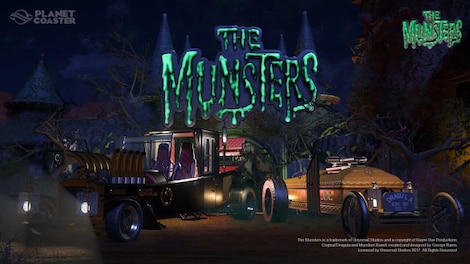 Planet Coaster - The Munsters Munster Koach Construction Kit (PC) - Steam Gift - UNITED KINGDOM - 0