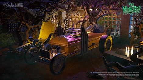 Planet Coaster - The Munsters Munster Koach Construction Kit (PC) - Steam Gift - UNITED KINGDOM - 4