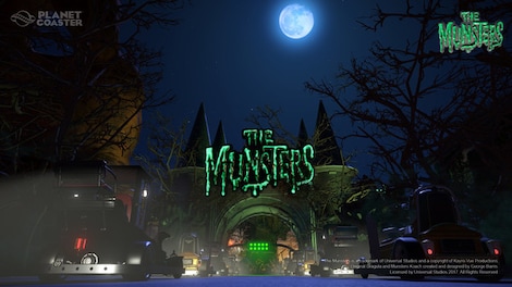 Planet Coaster - The Munsters Munster Koach Construction Kit (PC) - Steam Gift - UNITED KINGDOM - 6