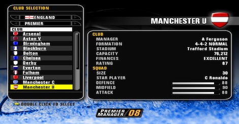 Premier Manager 08 (PC) - Steam Key - GLOBAL - 5
