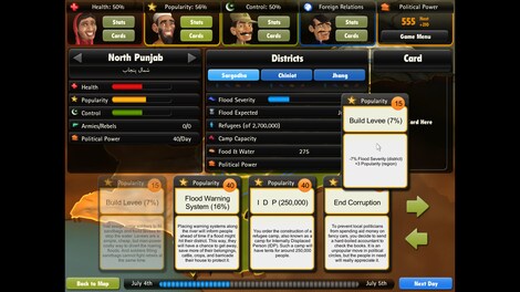 President for a Day - Floodings Steam Key GLOBAL - 8