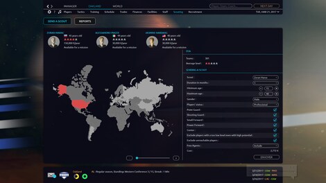 Pro Basketball Manager 2017 Steam Gift GLOBAL - 10