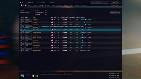 Pro Basketball Manager 2017 Steam Gift GLOBAL - 7