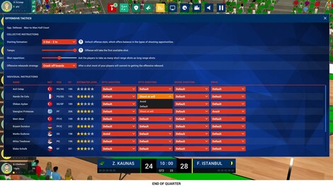 Pro Basketball Manager 2022 (PC) - Steam Gift - EUROPE - 11