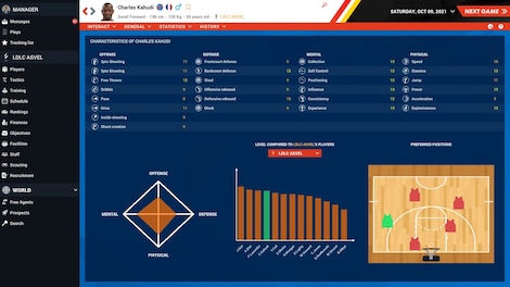 Pro Basketball Manager 2022 (PC) - Steam Key - GLOBAL - 3