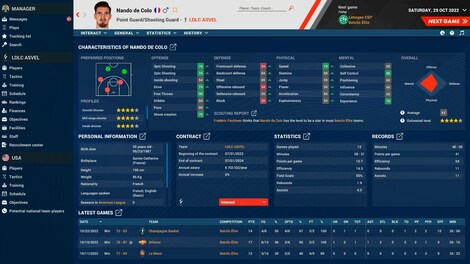 Pro Basketball Manager 2023 (PC) - Steam Key - CIS - 3