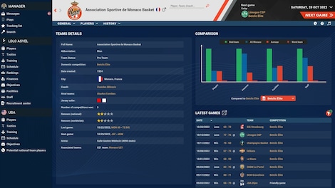 Pro Basketball Manager 2023 (PC) - Steam Key - CIS - 8