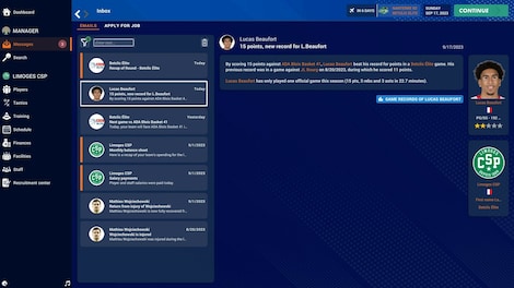 Pro Basketball Manager 2024 (PC) - Steam Gift - EUROPE - 12