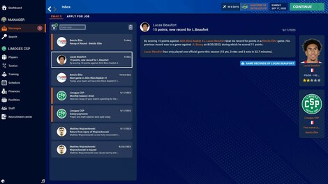 Pro Basketball Manager 2024 (PC) - Steam Key - EUROPE - 12