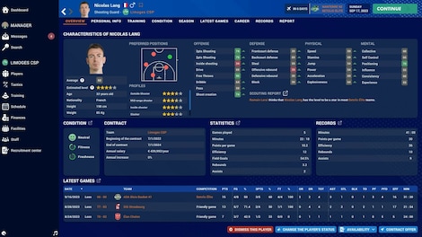 Pro Basketball Manager 2024 (PC) - Steam Key - GLOBAL - 3