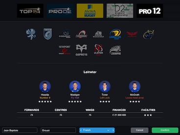Pro Rugby Manager 2015 Steam Gift GLOBAL - 29