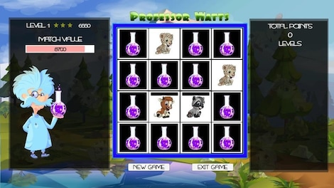 Professor Watts Memory Match: Cute Animals (PC) - Steam Key - GLOBAL - 4
