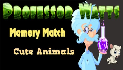 Professor Watts Memory Match: Cute Animals (PC) - Steam Key - GLOBAL - 0