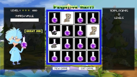 Professor Watts Memory Match: Cute Animals (PC) - Steam Key - GLOBAL - 6