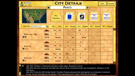 Rails Across America (PC) - Steam Key - GLOBAL - 10