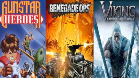 Renegade Ops + Viking: Battle for Asgard + Gunstar Heroes Steam Key GLOBAL - 2