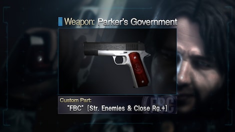 Resident Evil: Revelations / Biohazard: Revelations - Parker's Government Handgun + Custom Part: "FBC" Steam Key GLOBAL - 5