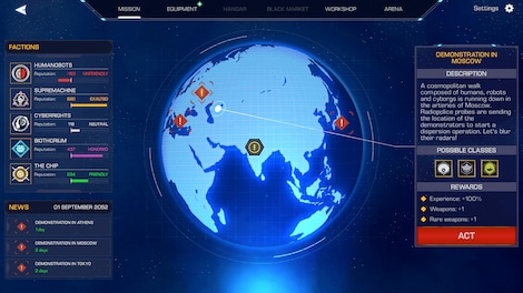 Robothorium: Sci-fi Dungeon Crawler Steam Key GLOBAL - 0
