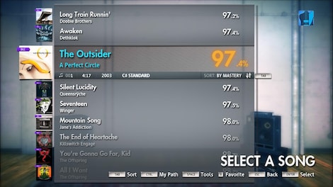 Rocksmith 2014 – A Perfect Circle - “The Outsider” Steam Gift GLOBAL - 0