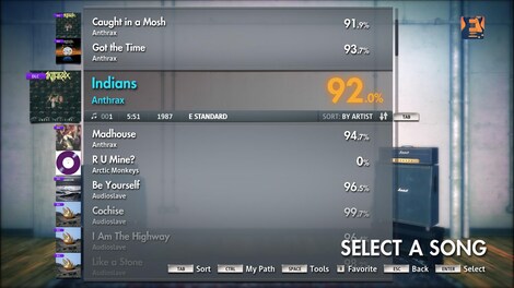 Rocksmith 2014 - Anthrax - “Indians” Steam Gift GLOBAL - 6