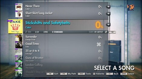 Rocksmith 2014 - Cake - Stickshifts And Safetybelts Steam Key GLOBAL - 7
