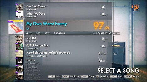 Rocksmith 2014 - Lit - “My Own Worst Enemy” Steam Gift GLOBAL - 3