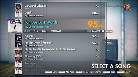 Rocksmith 2014 – My Chemical Romance - “Famous Last Words” Steam Gift GLOBAL - 3