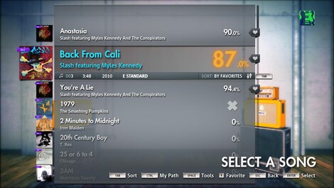 Rocksmith 2014 - Slash featuring Myles Kennedy - “Back From Cali” Steam Key GLOBAL - 0