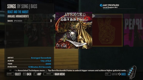 Rocksmith - Avenged Sevenfold - Beast and the Harlot Steam Key GLOBAL - 5
