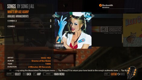 Rocksmith - blink-182 - What's My Age Again? Steam Key GLOBAL - 5