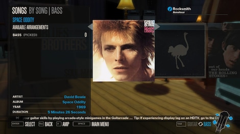 Rocksmith - David Bowie - Space Oddity Steam Key GLOBAL - 6