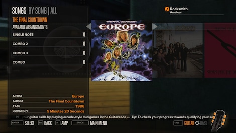 Rocksmith - Europe - The Final Countdown Steam Key GLOBAL - 4