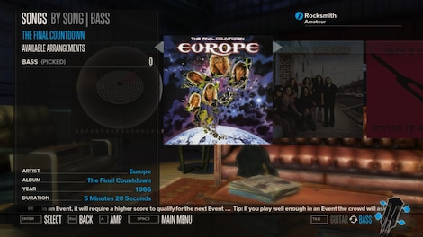Rocksmith - Europe - The Final Countdown Steam Key GLOBAL - 3