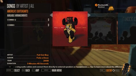 Rocksmith - Fall Out Boy - America's Suitehearts Steam Key GLOBAL - 2