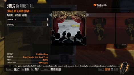 Rocksmith - Fall Out Boy - Sugar, We're Goin Down Steam Key GLOBAL - 7