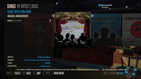 Rocksmith - Fall Out Boy - Sugar, We're Goin Down Steam Key GLOBAL - 4