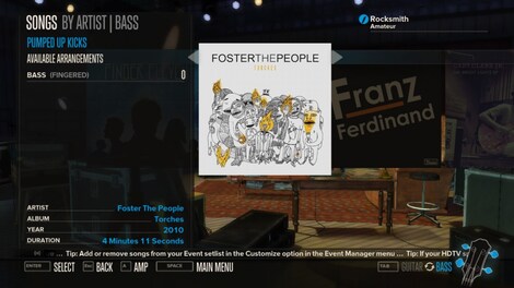 Rocksmith - Foster the People - Pumped Up Kicks Steam Key GLOBAL - 2