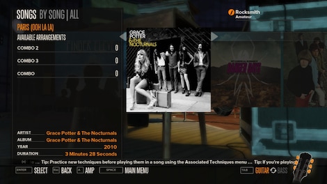 Rocksmith - Grace Potter and the Nocturnals - Paris (Ooh La La) Steam Key GLOBAL - 6