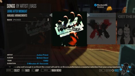 Rocksmith - Judas Priest - Living After Midnight Steam Key GLOBAL - 2