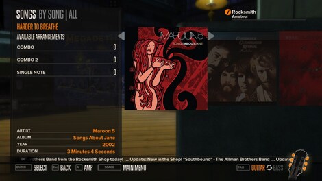 Rocksmith - Maroon 5 - Harder to Breathe Steam Gift GLOBAL - 5