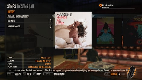 Rocksmith - Maroon 5 - Misery Steam Gift GLOBAL - 7