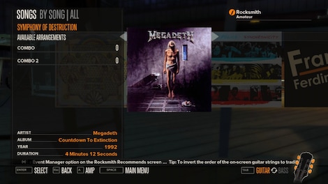 Rocksmith - Megadeth - Symphony of Destruction Steam Gift GLOBAL - 4