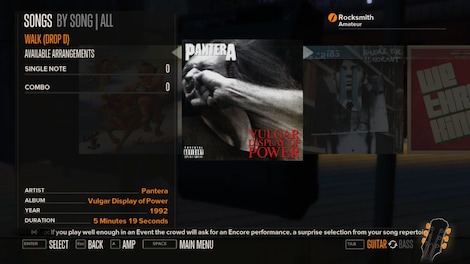 Rocksmith - Pantera - Walk Steam Key GLOBAL - 0
