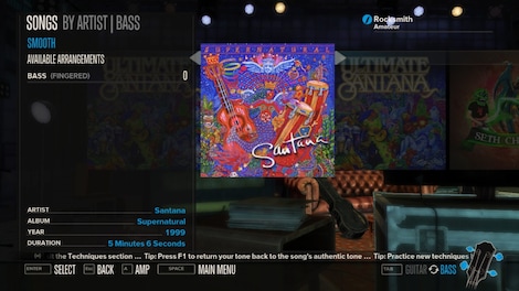 Rocksmith - Santana Feat Rob Thomas - Smooth Steam Key GLOBAL - 3