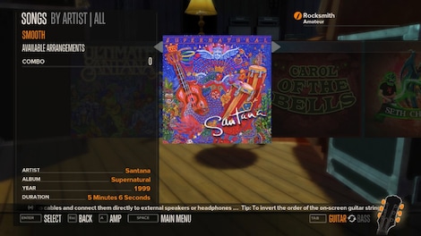 Rocksmith - Santana Feat Rob Thomas - Smooth Steam Key GLOBAL - 0